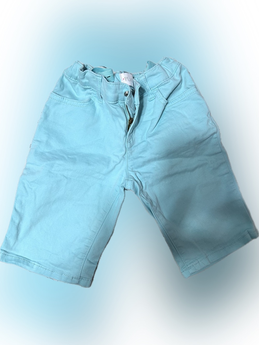 The Children’s Place Girls Light Blue Cotton Bremuda Shorts